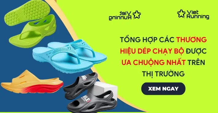 Thumbnail Tổng hợp các thương hiệu dép chạy bộ được ưa chuộng nhất trên thị trường
