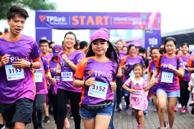TPBank ra mắt CLB chạy nội bộ bằng tổ chức giải chạy TPBank Family Marathon 2018 
