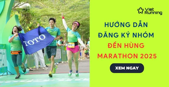 Thumbnail Hướng dẫn các bước đăng ký nhóm Đền Hùng Marathon 2026