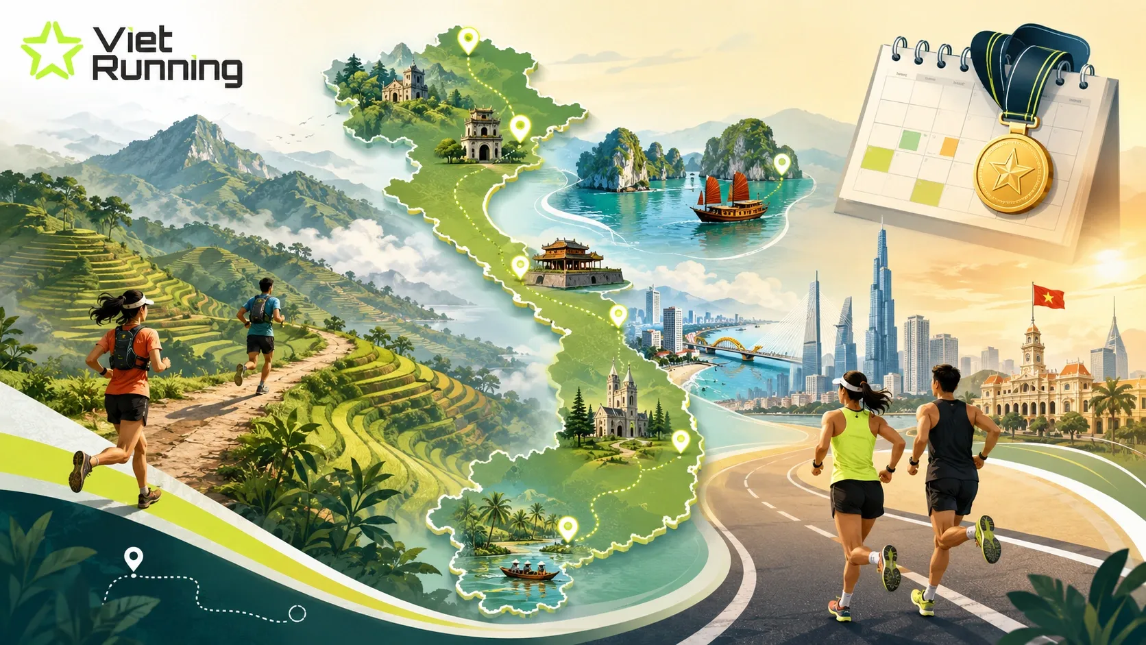 Thumbnail Tổng Hợp Các Giải Chạy Bộ Việt Nam 2026: Lịch Marathon, Địa Điểm Và Giá Vé Cập Nhật