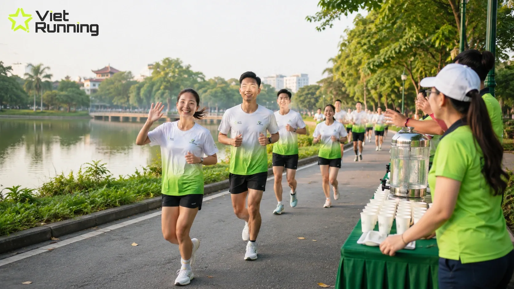 C&ocirc;ng Vi&ecirc;n Hồ Điều H&ograve;a + Đường Dạo Ven Hồ