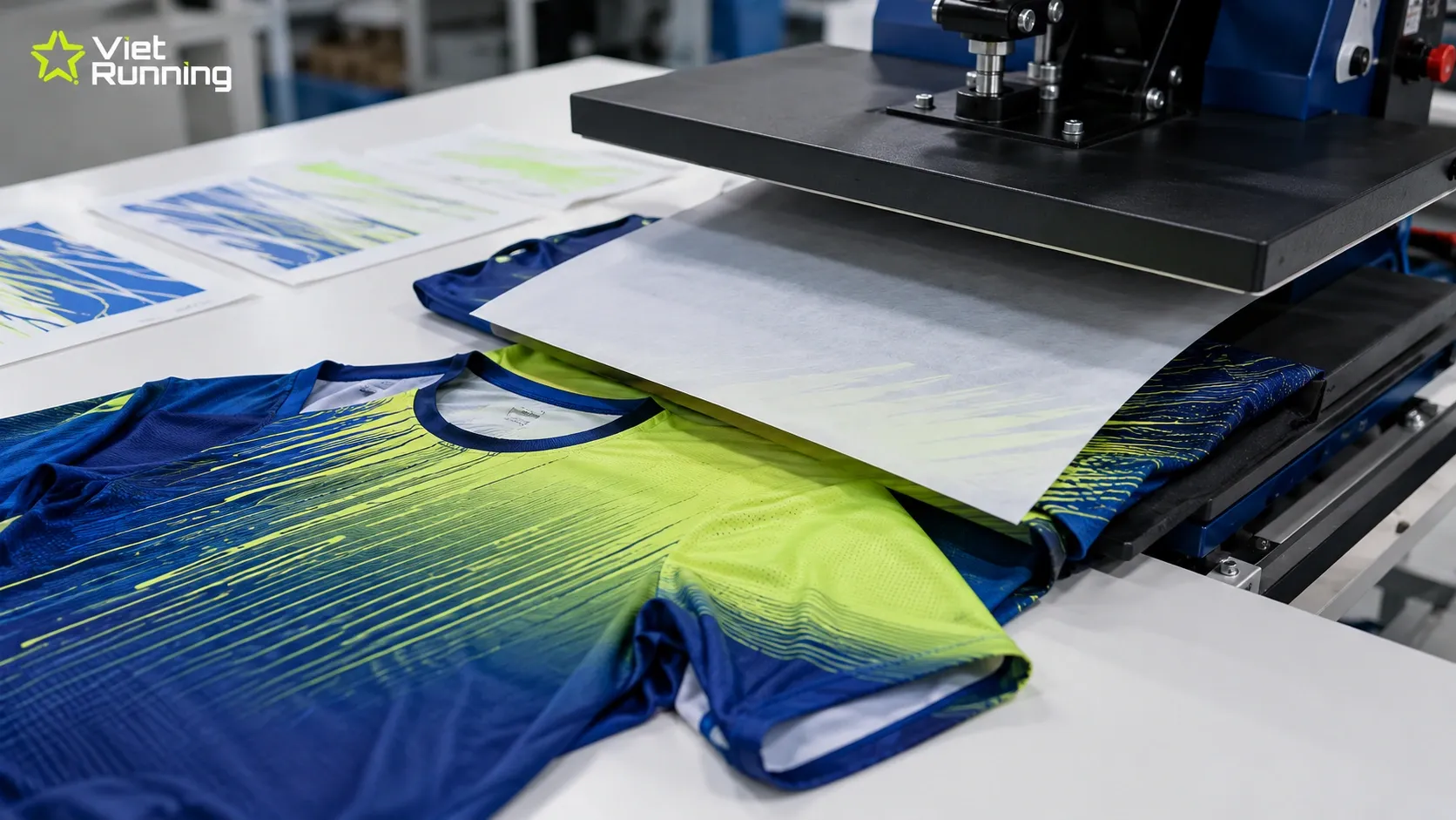 In sublimation sử dụng mực đặc biệt (sublimation ink) được in l&ecirc;n giấy chuyển nhiệt