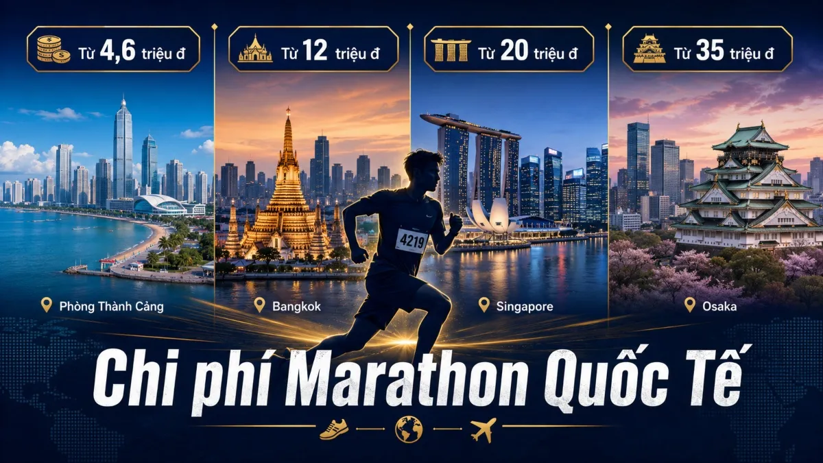 Thumbnail Chi Phí Đi Chạy Marathon Quốc Tế: Nhật, Thái, Singapore, Trung Quốc Khác Nhau Thế Nào?
