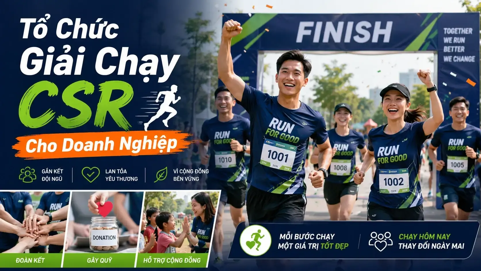 Thumbnail Tổ Chức Giải Chạy CSR Cho Doanh Nghiệp: Gắn Thương Hiệu Với Hoạt Động Cộng Đồng