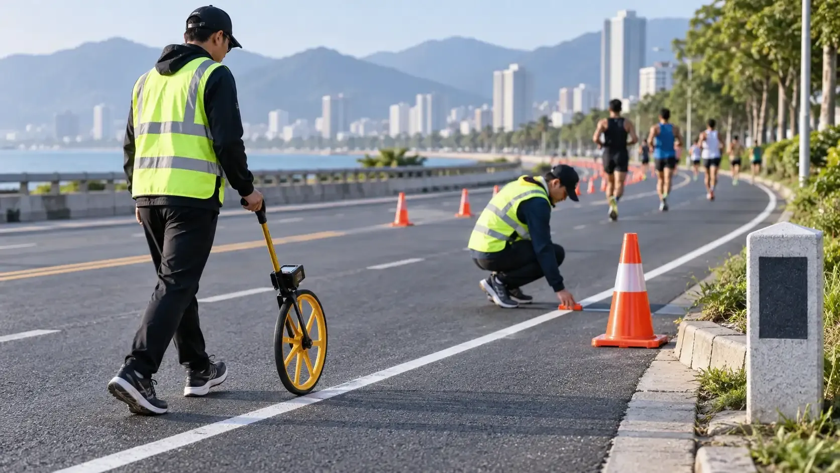 Thumbnail Cách Đo Cự Ly Đường Chạy Và Đặt Điểm Checkpoint Cho Giải Marathon